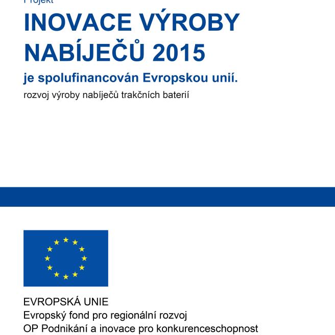 Inovace výroby nabíječů 2015